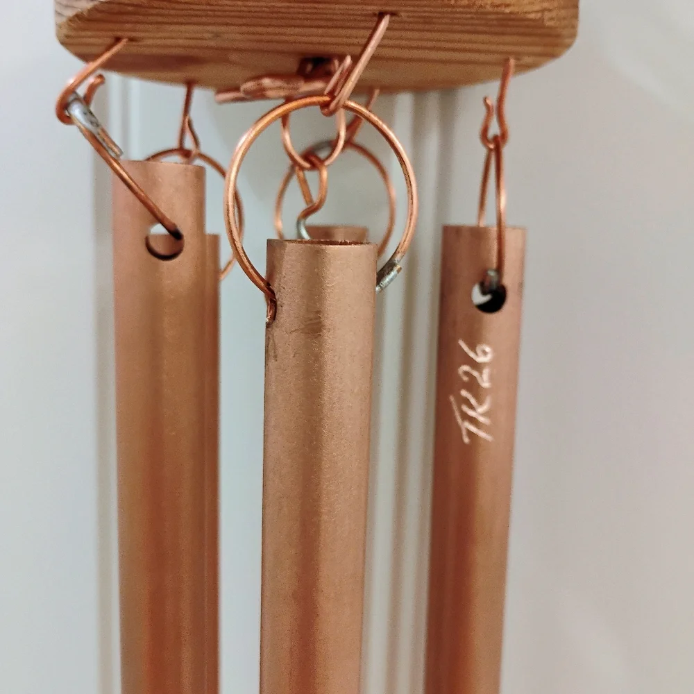 Copper Wind Chime Hanging Decor - Picture 5 of 10